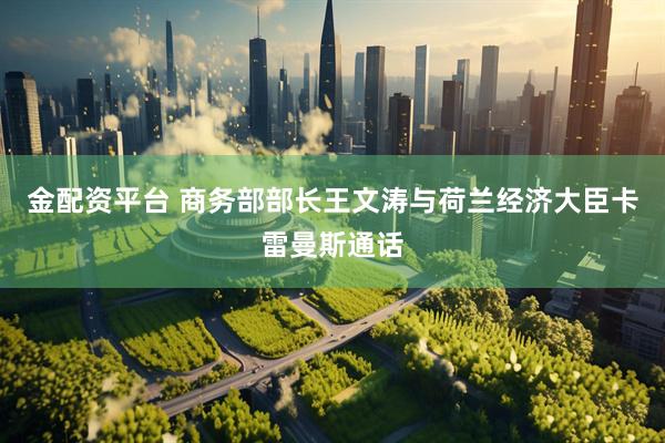金配资平台 商务部部长王文涛与荷兰经济大臣卡雷曼斯通话